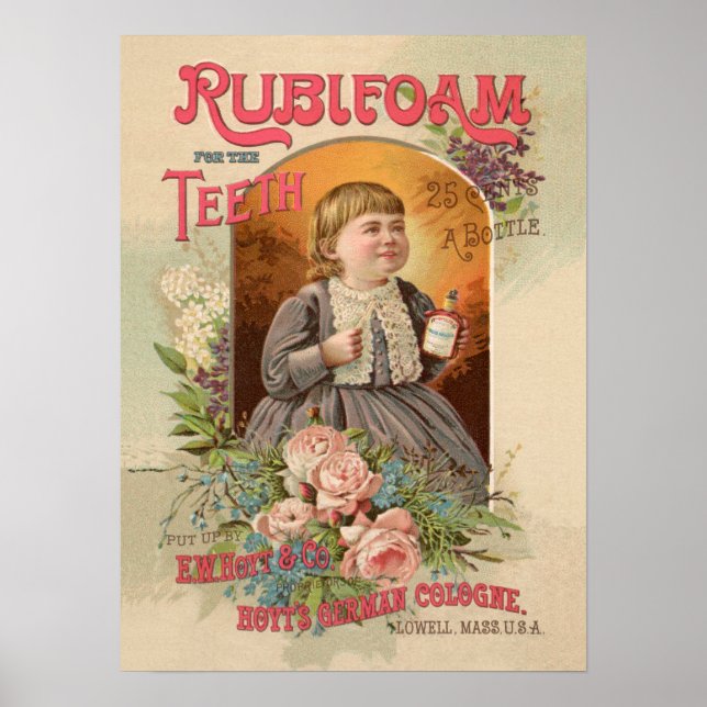 Rubifoam för Teeth Ad Poster (Framsidan)