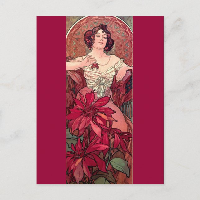 Rubin-Art nouveau Vykort (Framsida)