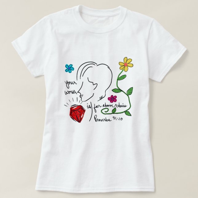 Rubin Överträffar T-Shirt (Design framsida)