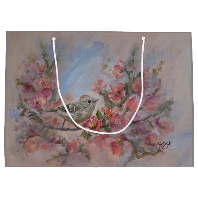 Rubinkronad kungsfågel (Baksidan)