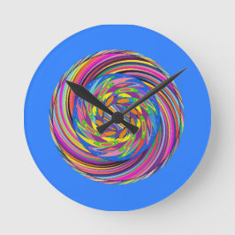 Rubins Spiral Design Rund Klocka