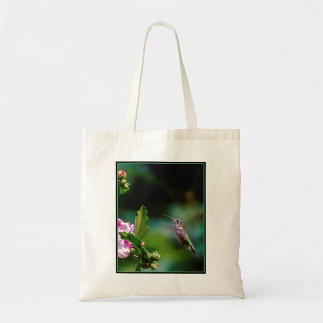 Rubinstrupekolibri - Originalfotografi Tygkasse (Framsidan)