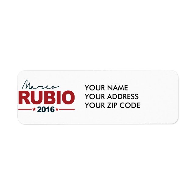 RUBIO 2016 KAMPANJ SIGN -.png Returadress Etikett (Framsidan)