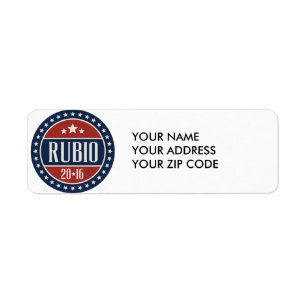 RUBIO 2016 STARCIRCLE - .PNG RETURADRESS ETIKETT