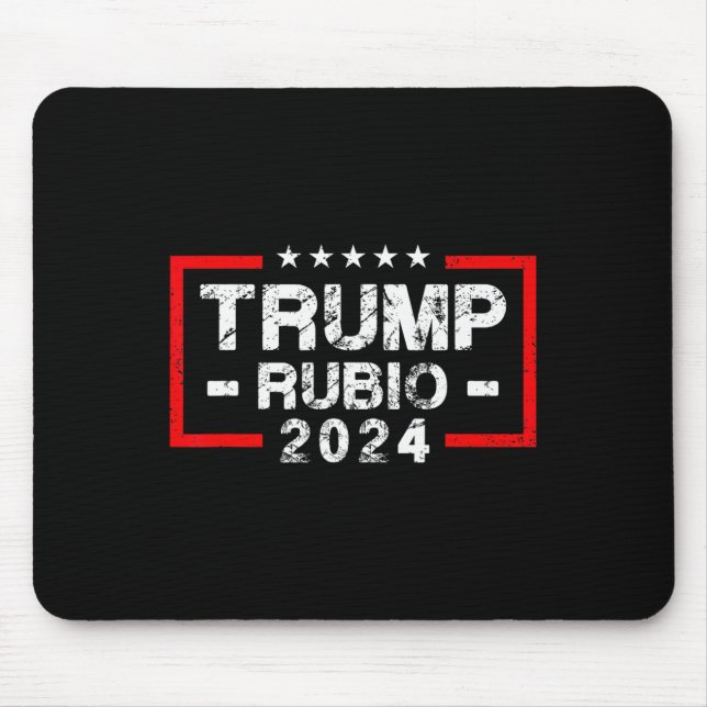 Rubio 2024 US Flagga - valordförande 2024 Musmatta (Framsidan)