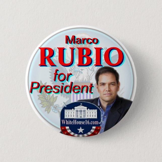 Rubio för presidentunderbar förseglar knäppas knapp (Framsida)
