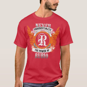 Rubio Namn Shirt underskattar aldrig T