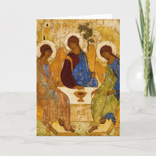 Rublev Trinity vid Bord Kort