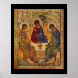 Rublev Trinity vid Bord Poster