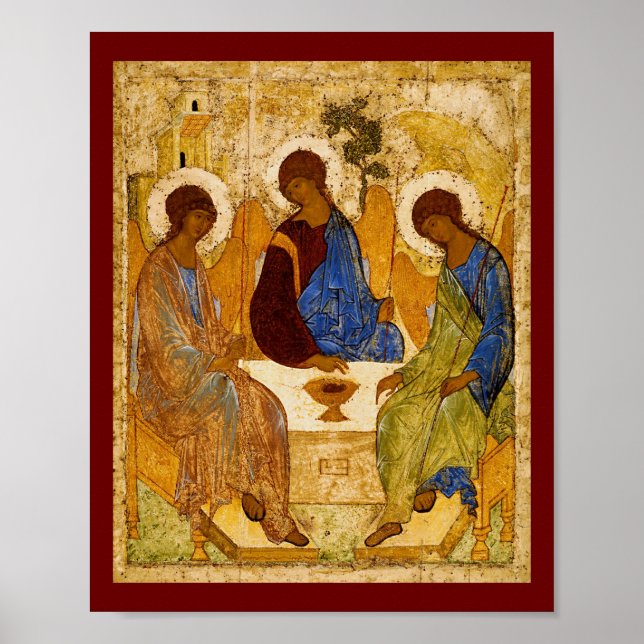 Rublev Trinity vid Bord Poster (Framsidan)
