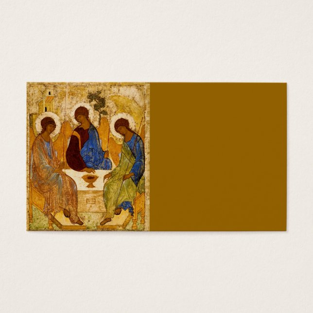 Rublev Trinity vid Bord Visitkort (Framsidan)