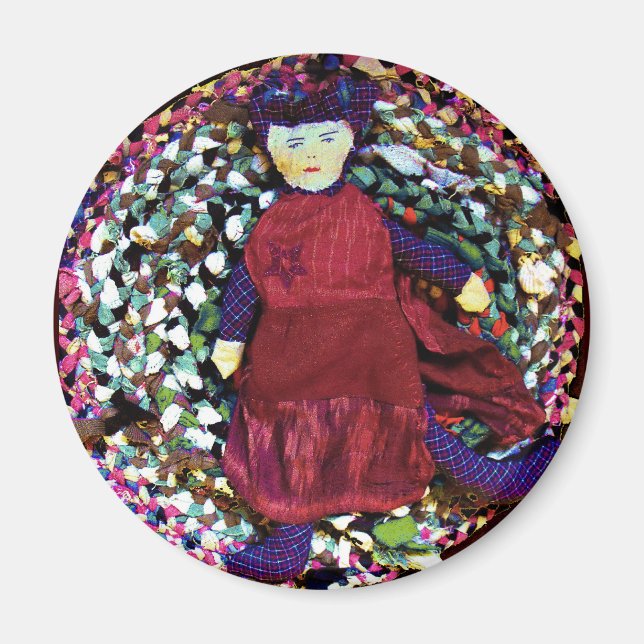 Rubra Rag Queen Magnet (Framsidan)