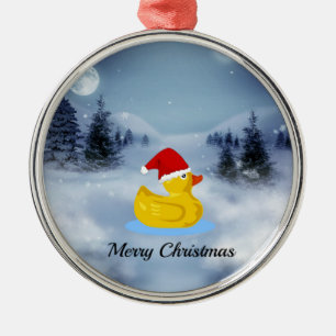 Rubrik Ducky julhälsningar Julgransprydnad Metall