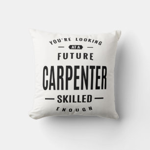 Rubrik för carpenter-jobb, gips kudde
