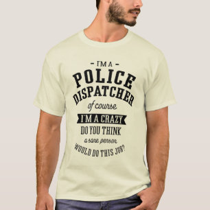 Rubrik för det finstilta jobbet för polisens utski t shirt
