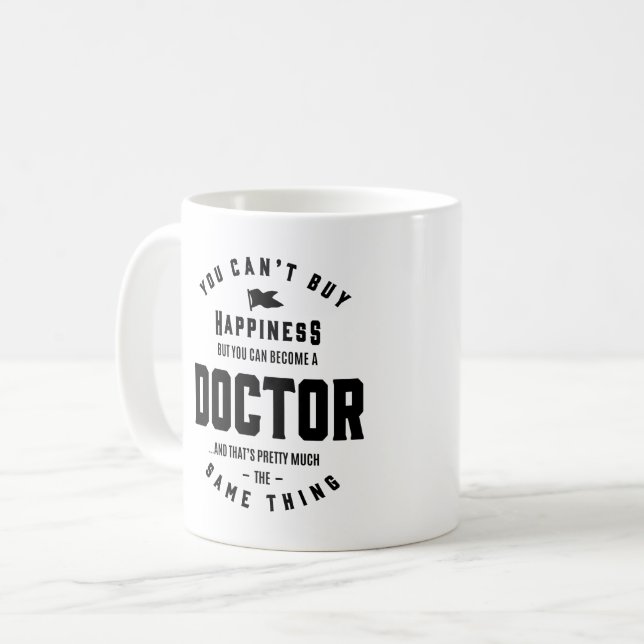 Rubrik för doktor-jobb kaffemugg (Framsida vänster)
