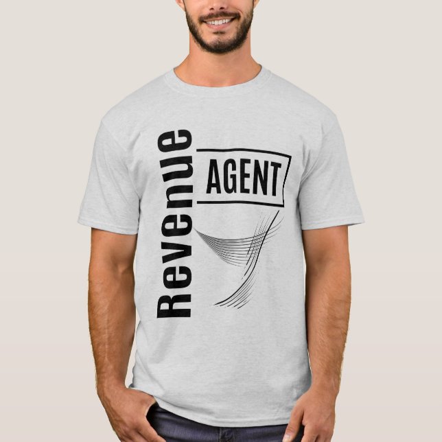 Rubrik för inkomstjobb i Agent T Shirt (Framsida)