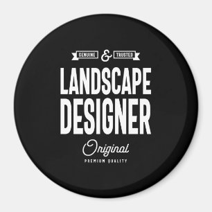 Rubrik för liggande designerjobb magnet