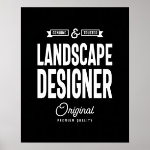 Rubrik för liggande designerjobb poster