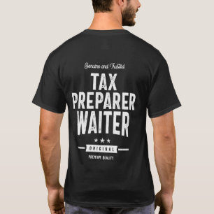 Rubrik för momsinställarens Servitör T Shirt