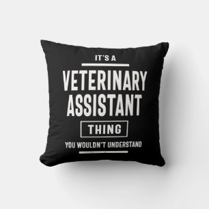 Rubrik för veterinärassistentjobb kudde
