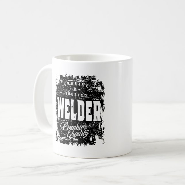 Rubrik för Welder Work Job Gift Kaffemugg (Framsida vänster)