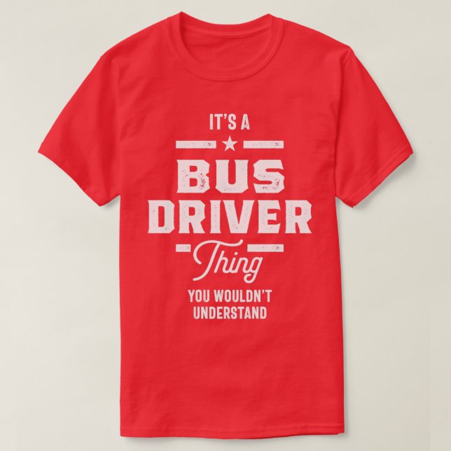 Rubrik på drivrutin för buss-jobb, jobb t shirt (Design framsida)