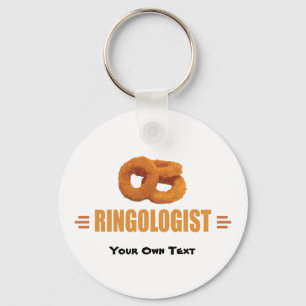 Rubrik på humoristisk olja Ring Nyckelring