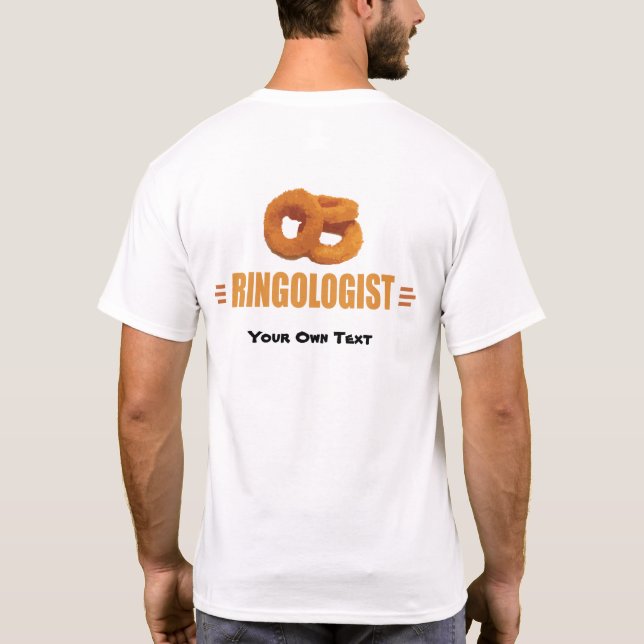 Rubrik på humoristisk olja Ring Tee (Baksida)