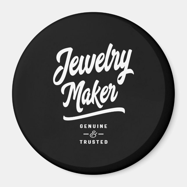 Rubrik på juvelry Maker-jobb Magnet (Framsidan)