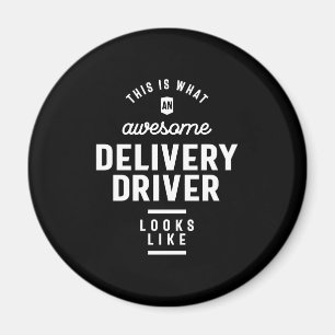 Rubrik på leveransdrivrutinsjobb magnet