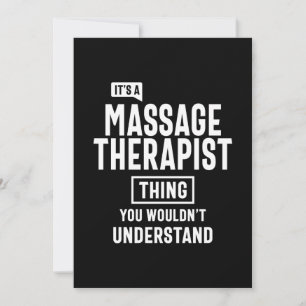 Rubrik på massageterapisjobb tack kort