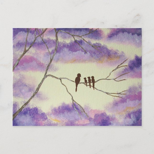 Rubrik på vykort: Ett Mammor Blesings Art Card Vykort (Framsida)