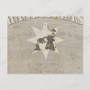 Rubrik Page Hand Atlas of parts of Earth Vykort