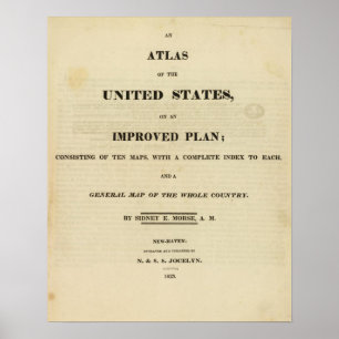 Rubrik Sida Atlas of the United Stater Poster