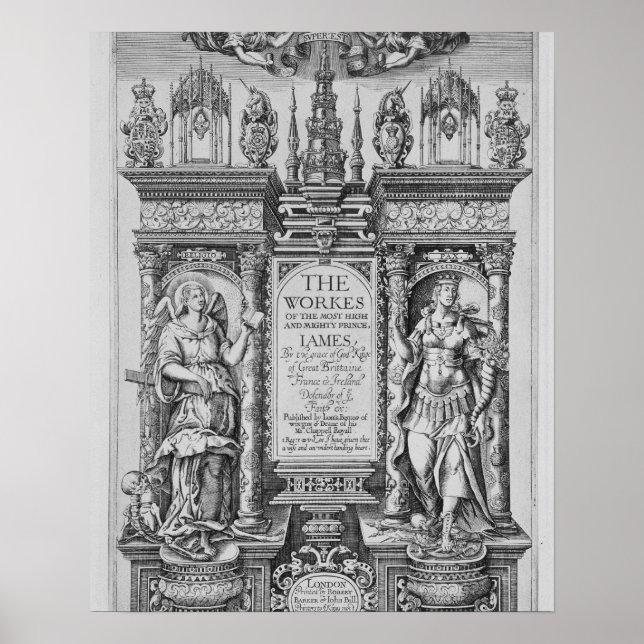 Rubrik Sida av "James I's Works", ingiven av Poster (Framsidan)