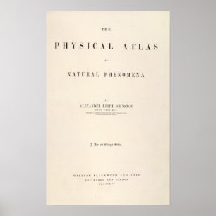 Rubrik Sida Fysisk atlas över naturfenomen Poster