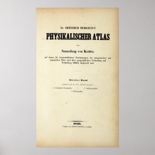 Rubrik Sida Fysisk atlas v 2 Poster
