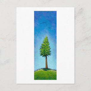 Rubriker:  Att vara en Träd - Brening i ljus. Vykort