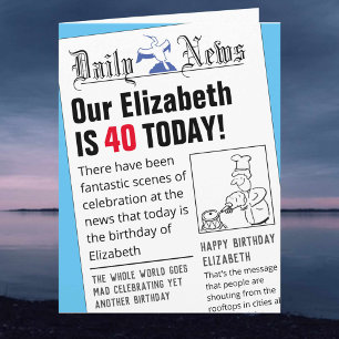 Rubrikformat för nyhetsblad kort