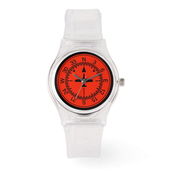 Rubrikindikator Pilot Aviation Geek Armbandsur (Framsida)