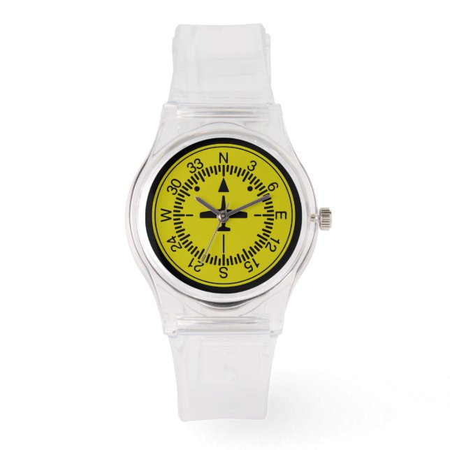 Rubrikindikator Pilot Aviation Geek Armbandsur (Framsida)