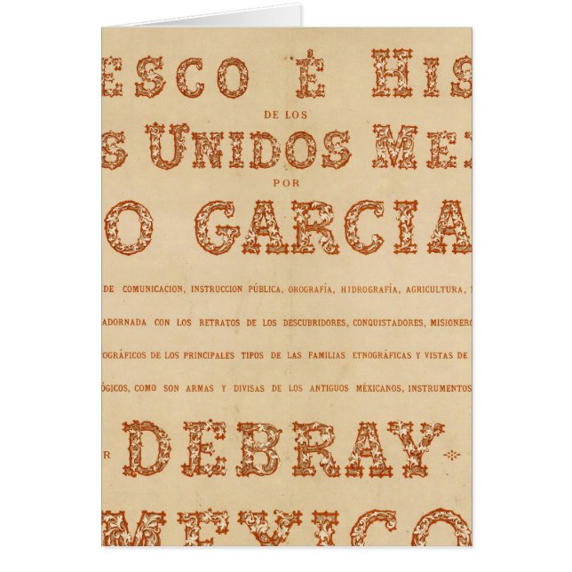 Rubriksida för Karta Hälsningskort (Framsidan)