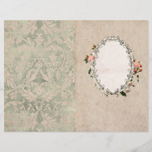 Rubriksida för vintage Gräns Journal