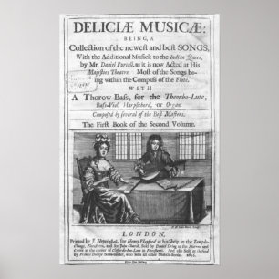 Rubriksida till "Deliciae Musicae" Poster