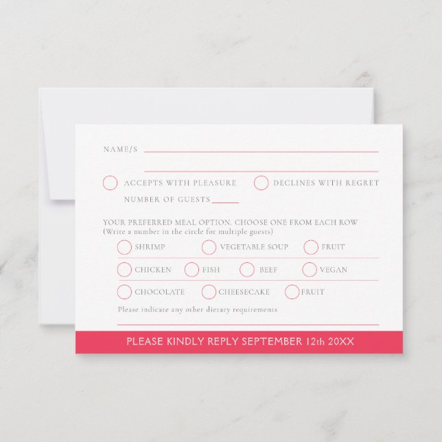 Ruby 40:e Bröllop-årsjubileet, vattenfärgshjärta OSA Kort (Baksida)