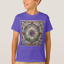 Ruby, Amethyst, Sapphire och Pearl Mandala T Shirt