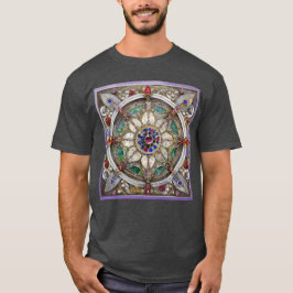 Ruby, Amethyst, Sapphire och Pearl Mandala T Shirt