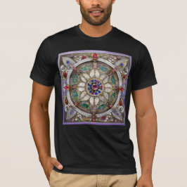 Ruby, Amethyst, Sapphire och Pearl Mandala T Shirt