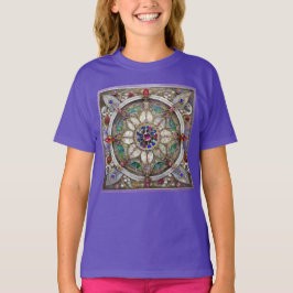 Ruby, Amethyst, Sapphire och Pearl Mandala T Shirt